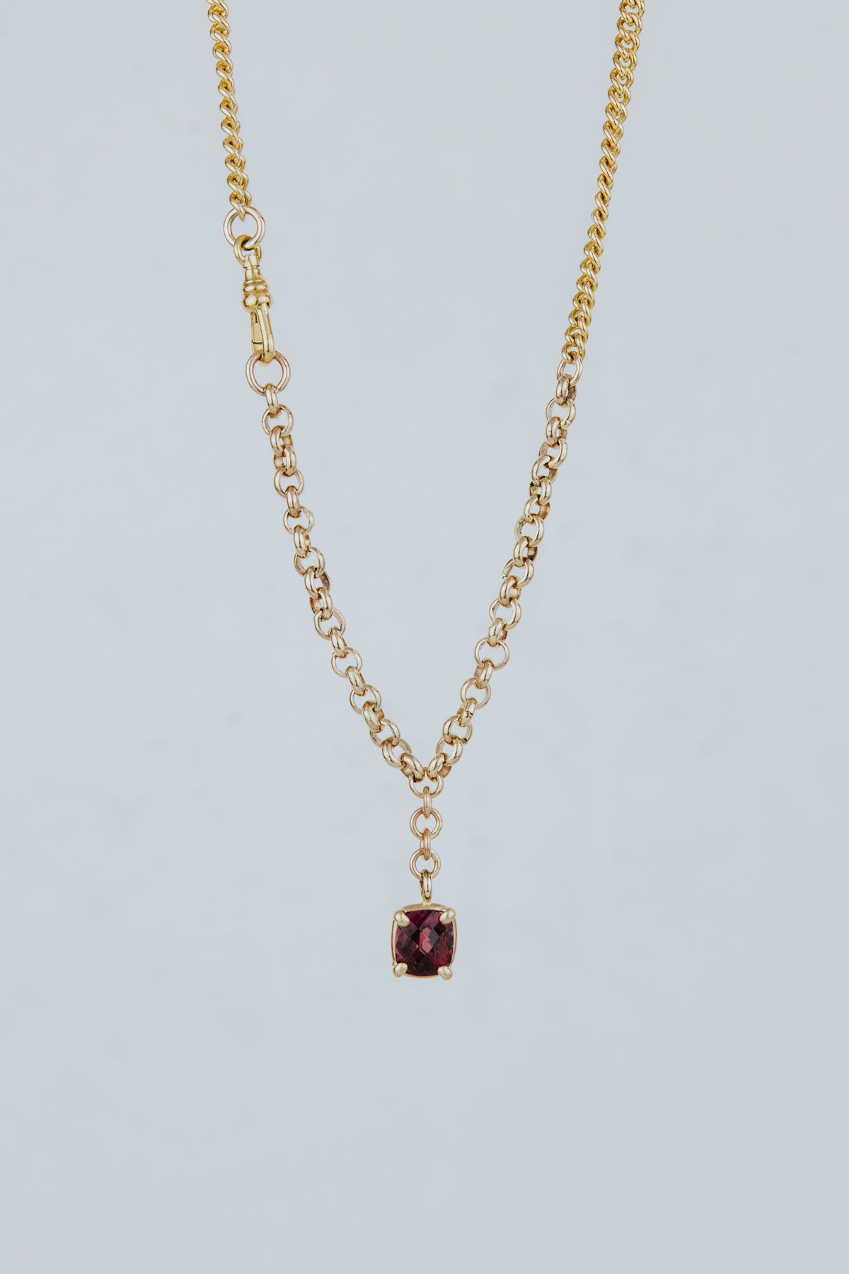 Fob Necklace - Tourmaline | GF