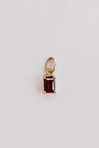 Necklace Charm - Tourmaline | 14k