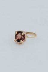 wings hawaii prong-set peach tourmaline ring in 14k gold-fill 