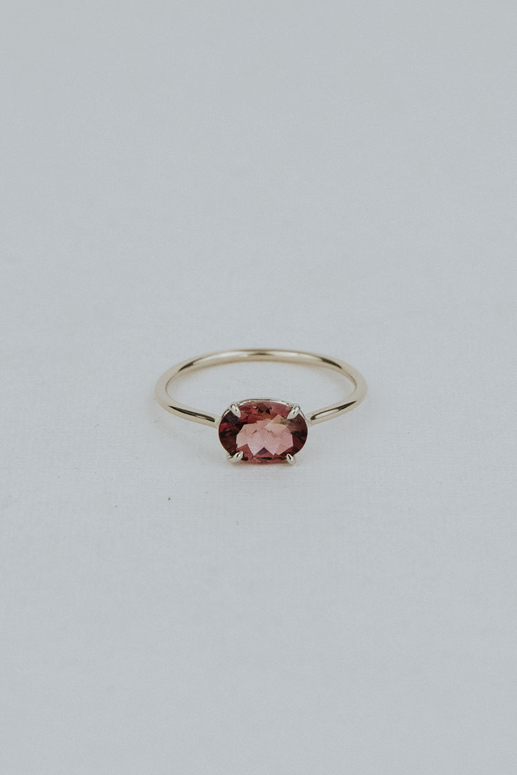 Circlet Ring - Pink Tourmaline | 14k WG