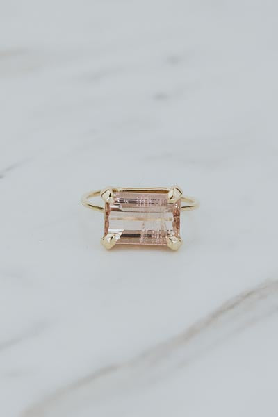 Gemstone Ring - Pink Tourmaline | 14k