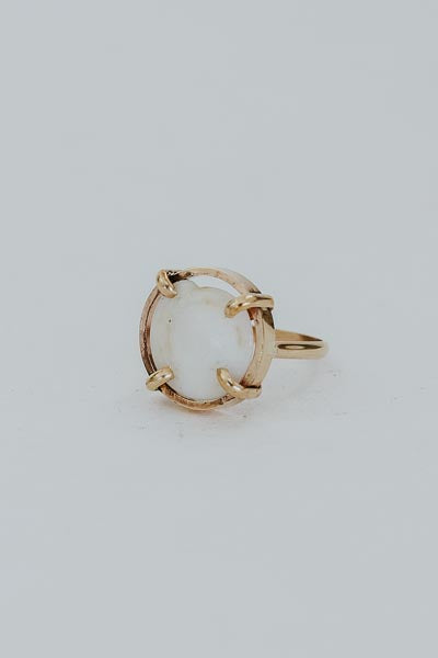 Wings Hawaii Prong Set Puka Ring in 14k gold fill