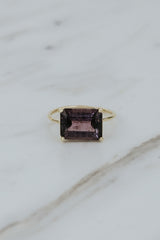 Astra Ring - Moody Tourmaline | 14k thumbnail