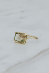 wings hawaii prong set sunstone watermelon ring 14k yellow gold  thumbnail