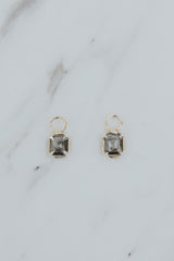 Wings Hawaii Silver Diamond earring charms in 14k gold-filled. Fine jewelry handcrafted with aloha in Maui. Charm Bar collection. Mix, match, customize modern charm jewelry made in Hawaii. 