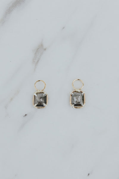 Earring Charms- Silver Diamonds | GF + SS
