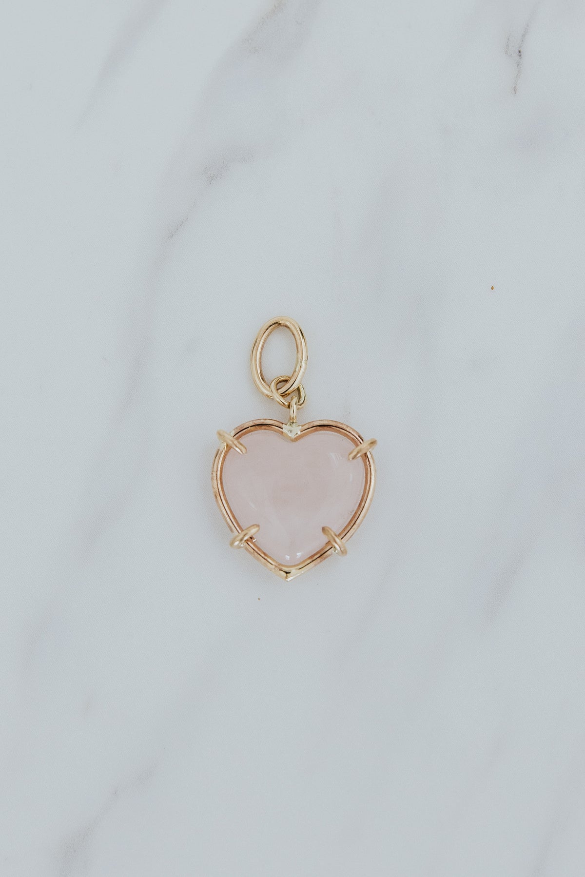 Necklace Charms - Crystal Heart