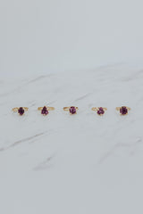 Prong Set Rings - Ruby thumbnail