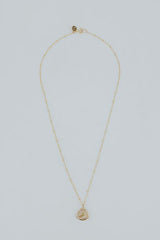 Teardrop Crystal Ball Necklace - Rutilated Quartz thumbnail