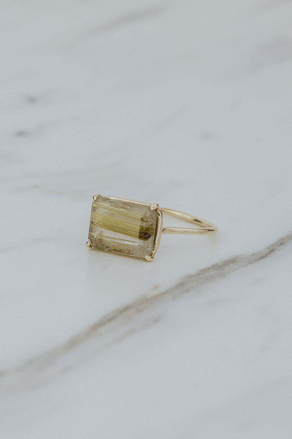 Astra Ring - Rutilated Quartz | 14k