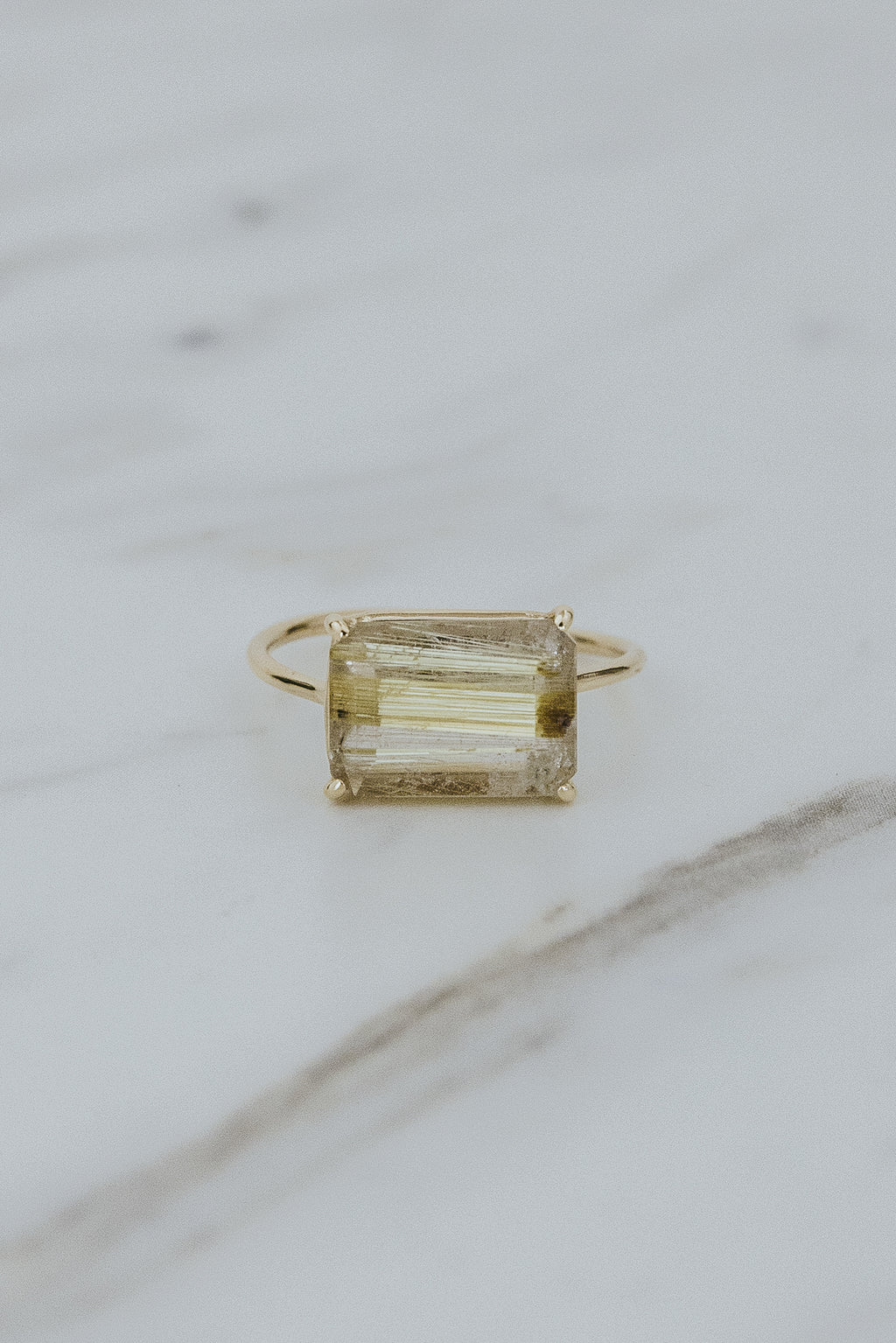 Astra Ring - Rutilated Quartz | 14k