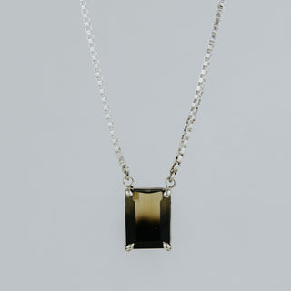 Bi-Color Smoky Quartz Necklace