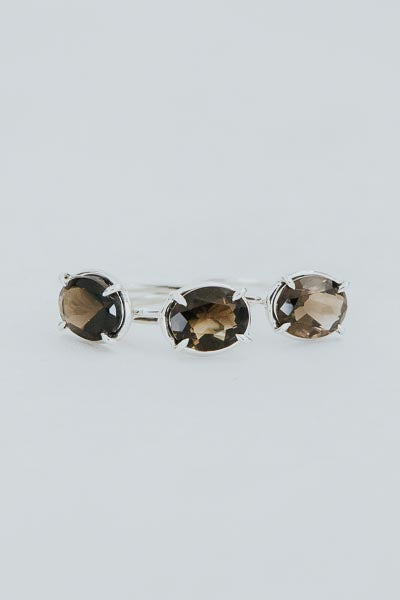 Smoky Quartz Ring | SS