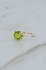 Stella Ring - Peridot | 14k thumbnail