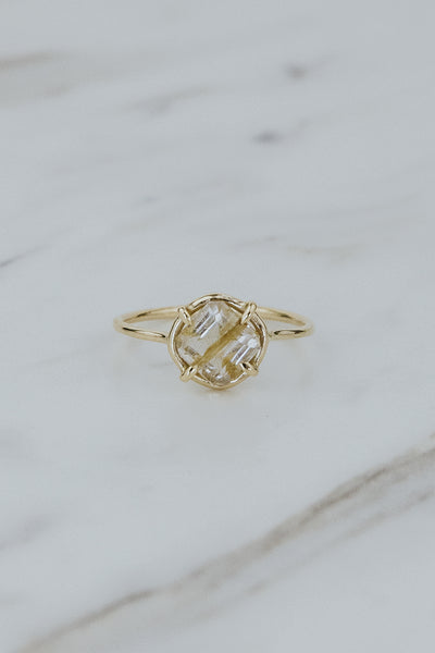 Stella Ring - Rutilated Quartz | 14k