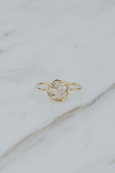Stella Ring - Champagne Sunstone | 14k
