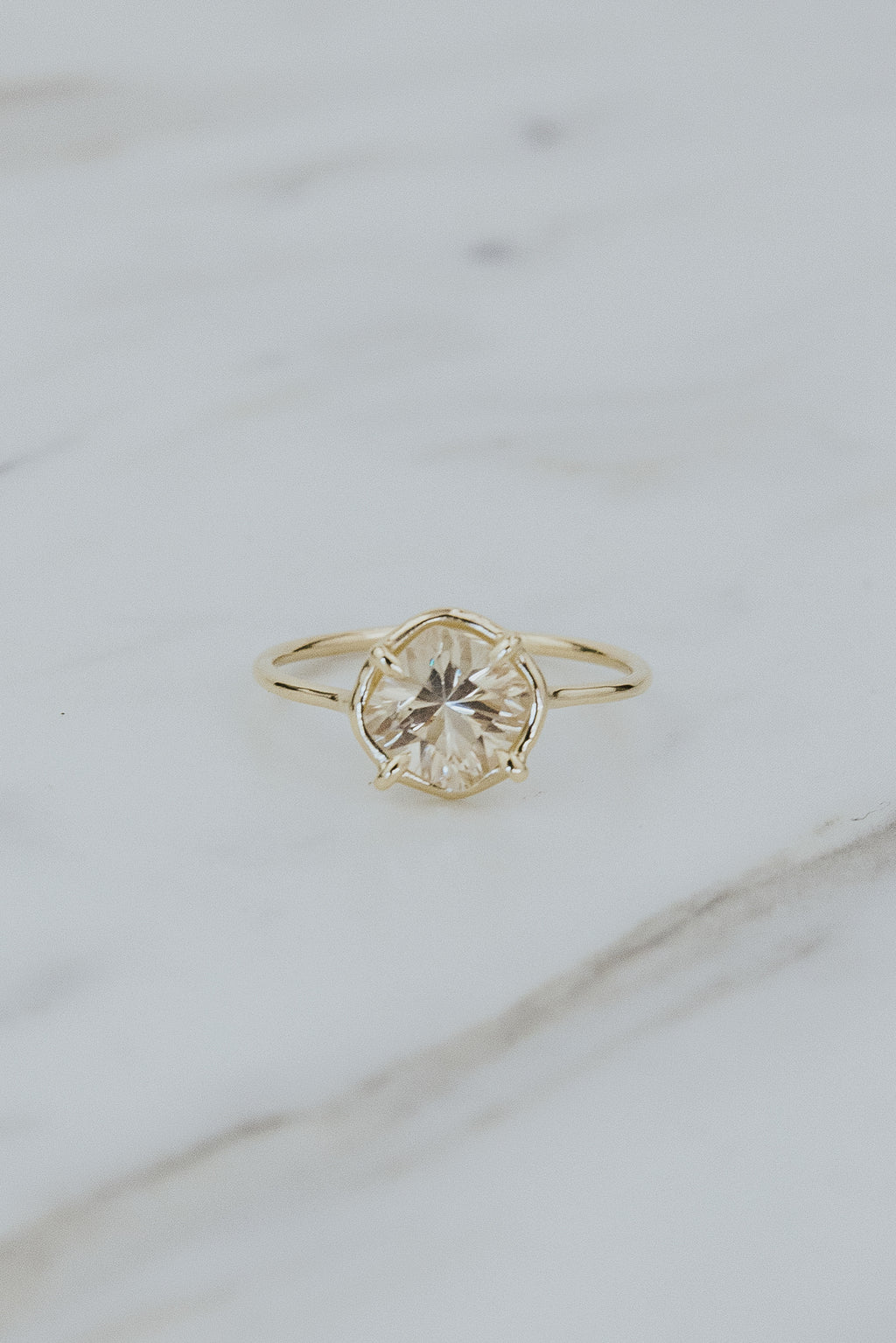 wings hawaii stella ring champagne sunstone 14k yellow gold