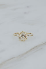 wings hawaii stella ring champagne sunstone 14k yellow gold thumbnail