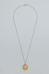 Sunrise Shell Necklace - 14k White Gold thumbnail