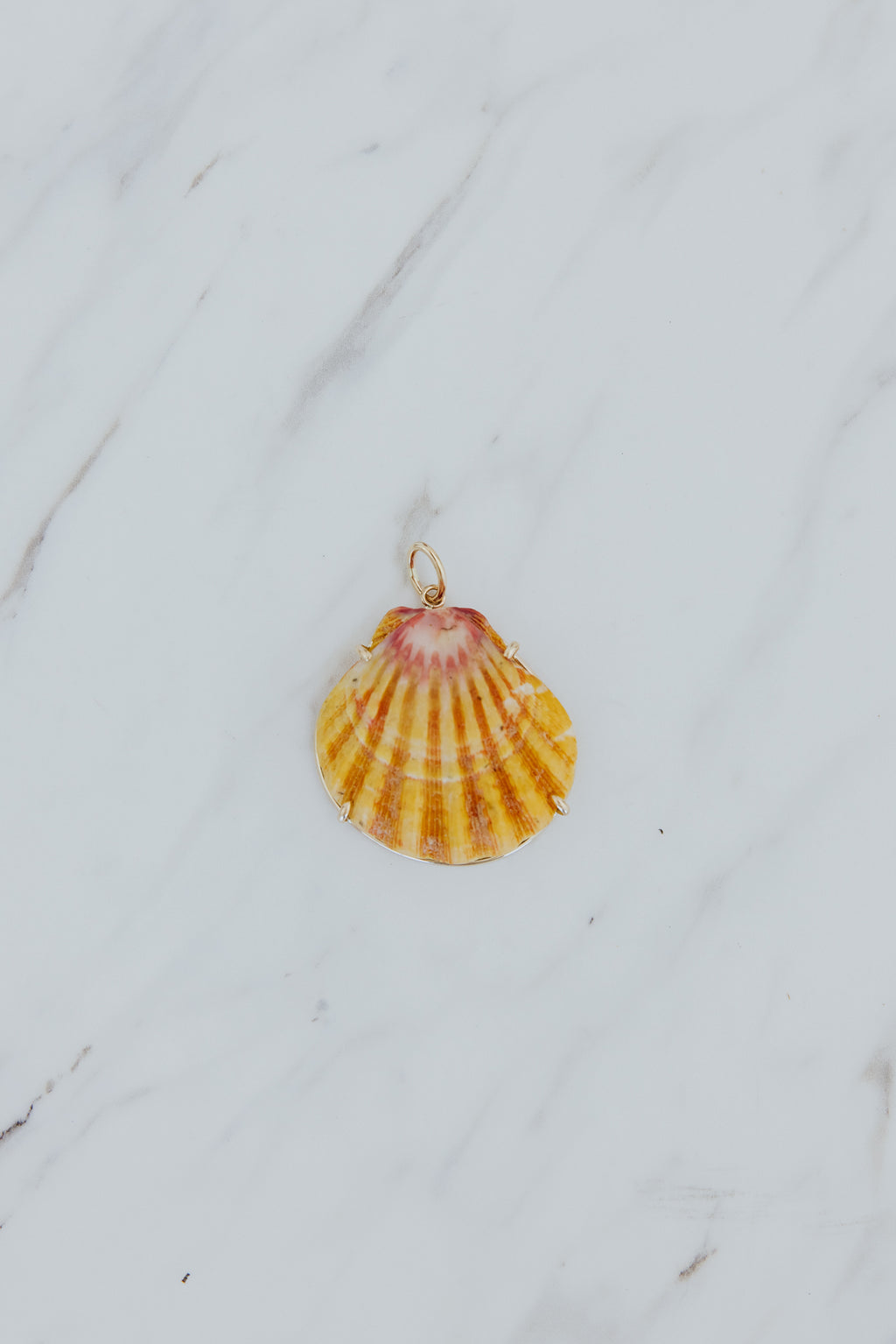 Wings Hawaii Sunrise Shell Necklace Charms in 14k gold-filled. Authentic Hawaiian Sunrise seashells. Fine jewelry handmade in Maui. Real shell jewelry made in Hawaii by local artisans. 