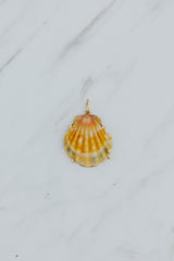 Wings Hawaii Sunrise Shell Necklace Charms in 14k gold-filled. Authentic Hawaiian Sunrise seashells. Fine jewelry handmade in Maui. Real shell jewelry made in Hawaii by local artisans.  thumbnail