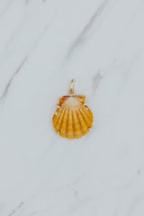 Wings Hawaii Sunrise Shell Necklace Charms in 14k gold-filled. Authentic Hawaiian Sunrise seashells. Fine jewelry handmade in Maui. Real shell jewelry made in Hawaii by local artisans.  thumbnail