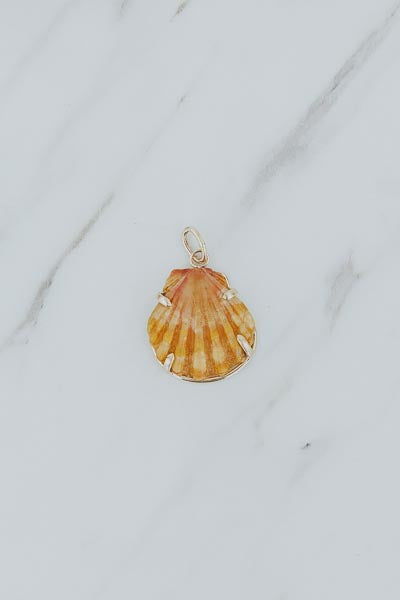 Necklace Charms - Sunrise Shells | 14k