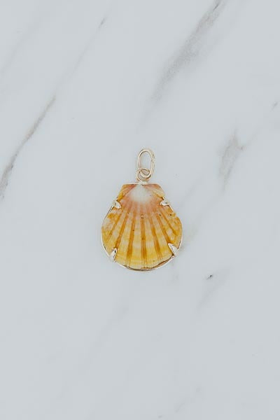 Necklace Charms - Sunrise Shells | 14k