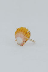 Prong Set Sunrise Shell Ring - GF thumbnail