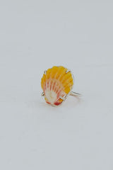 Prong Set Sunrise Shell Ring - SS thumbnail