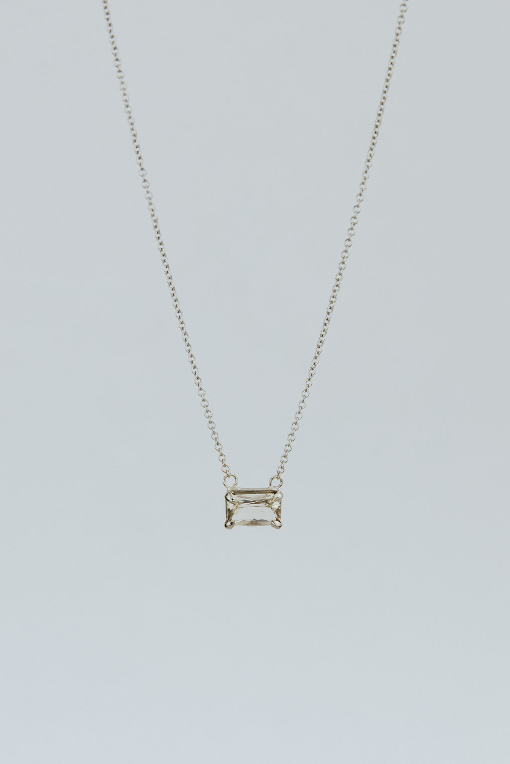 Astra Necklace - Sunstone | 14k WG