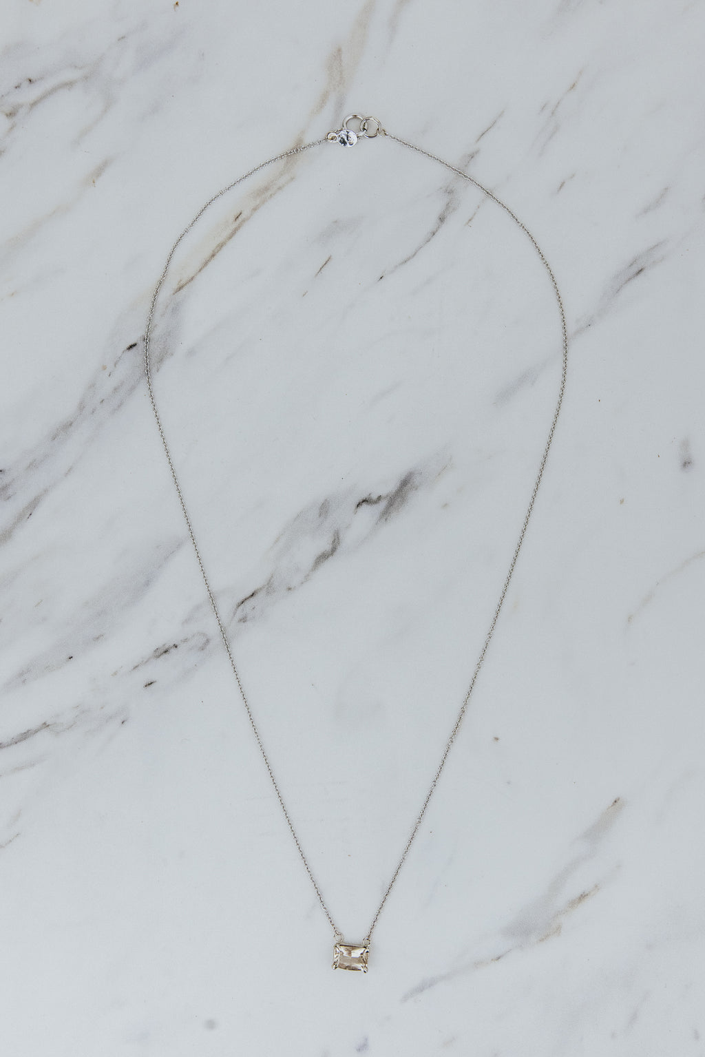 Astra Necklace - Sunstone | 14k WG