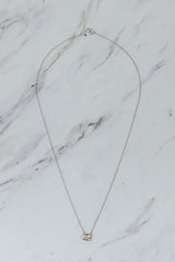 wings hawaii prong set sunstone necklace in 14k white gold  thumbnail