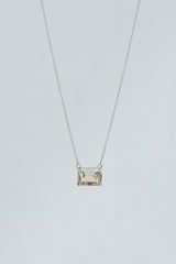 Sunstone Necklace | 14k WG thumbnail