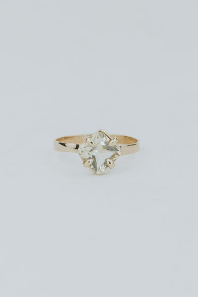 Prong Set Gemstone Ring - Sunstone | 14k