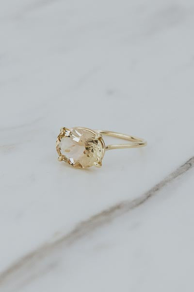 Gemstone Ring - Sunstone | 14k