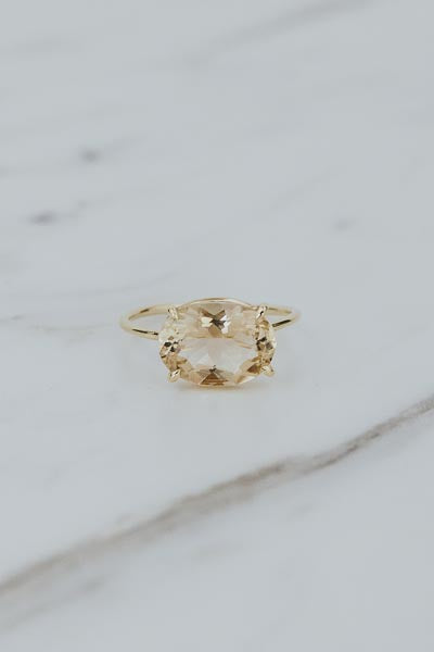 Gemstone Ring - Sunstone | 14k