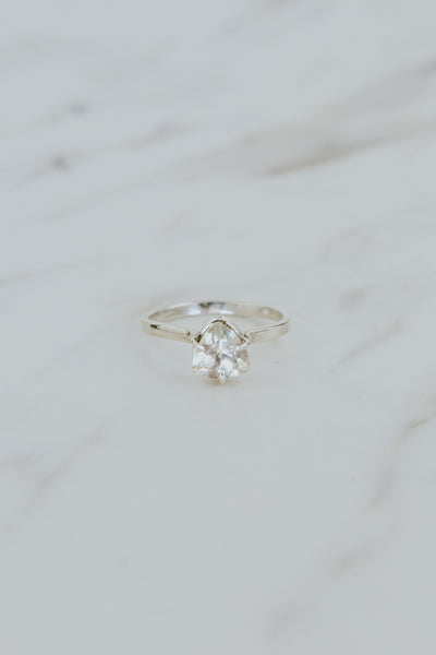 Trillion Sunstone Ring | SS