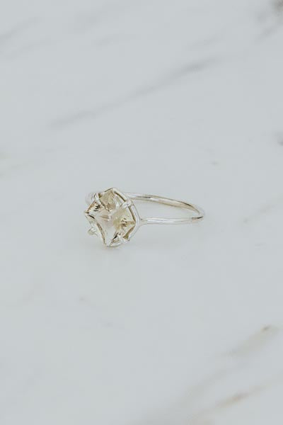Prong Set Sunstone Ring | SS