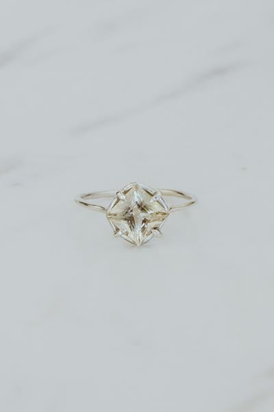 Prong Set Sunstone Ring | SS