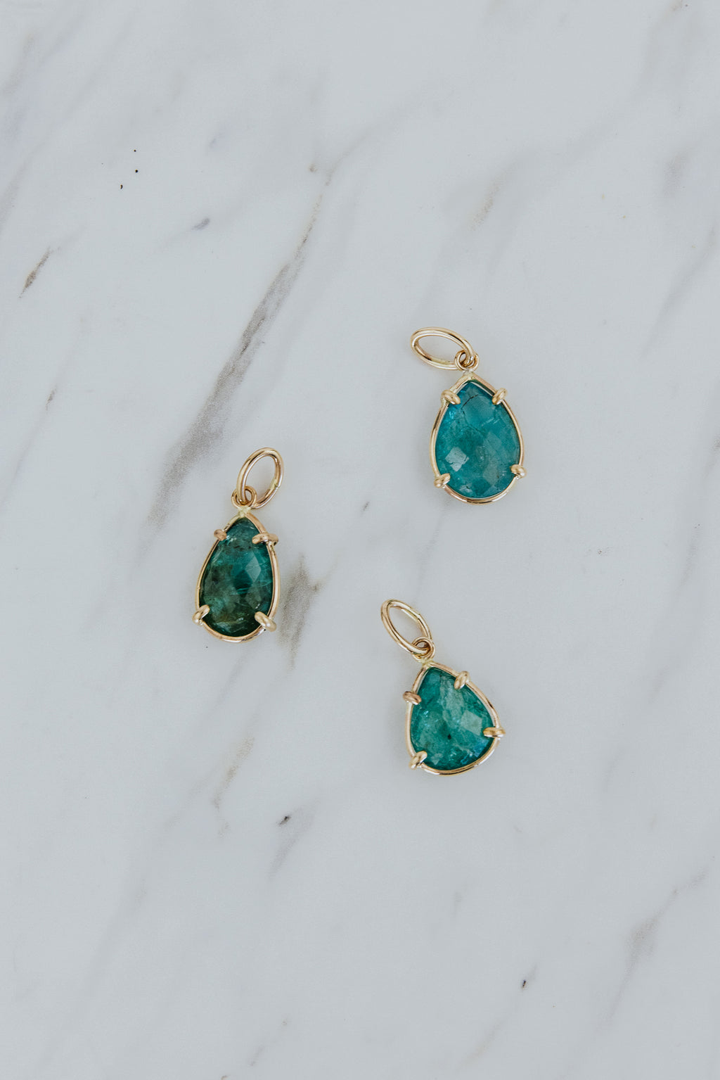 Necklace Charm - Apatite Teardrop | GF