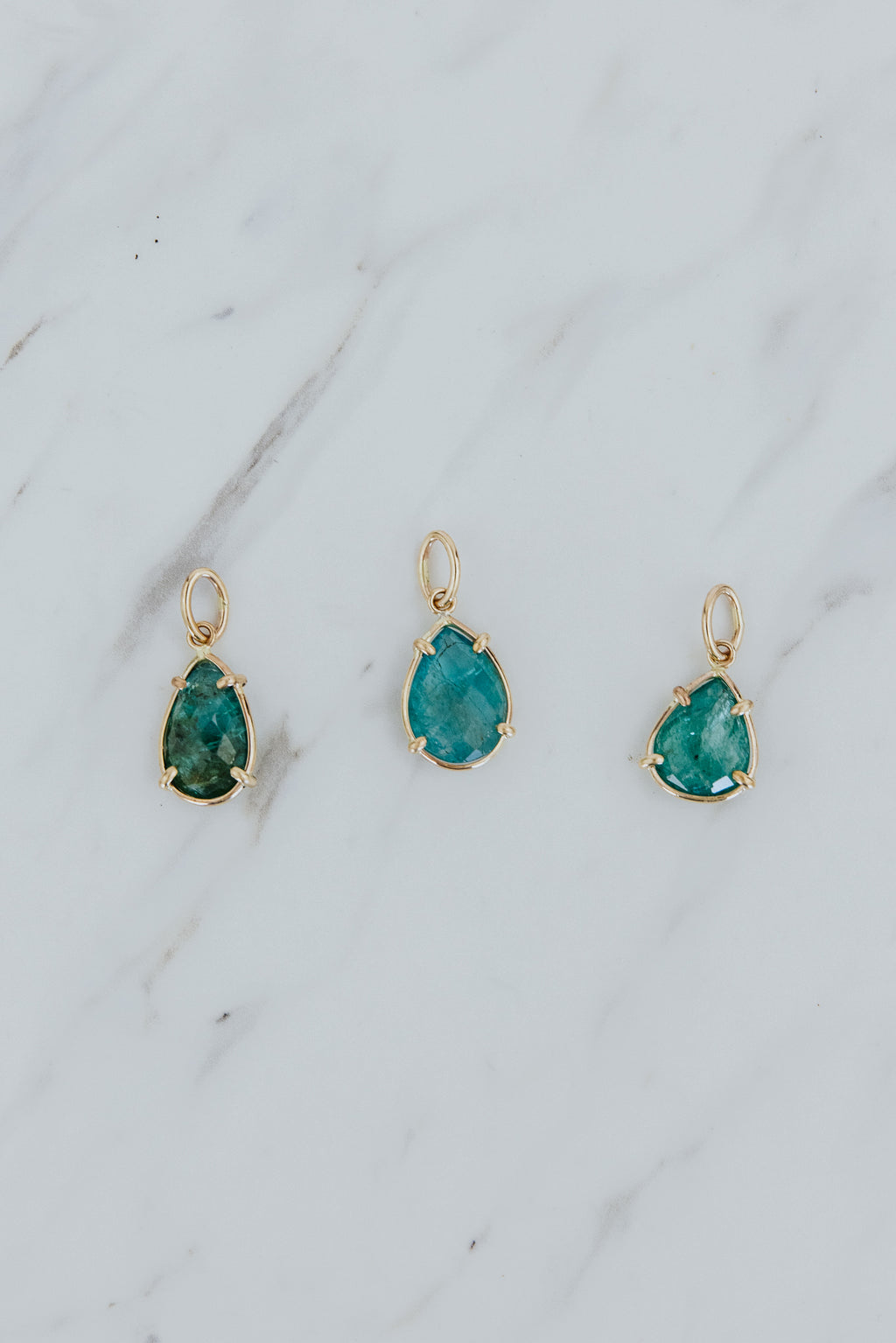Necklace Charm - Apatite Teardrop | GF