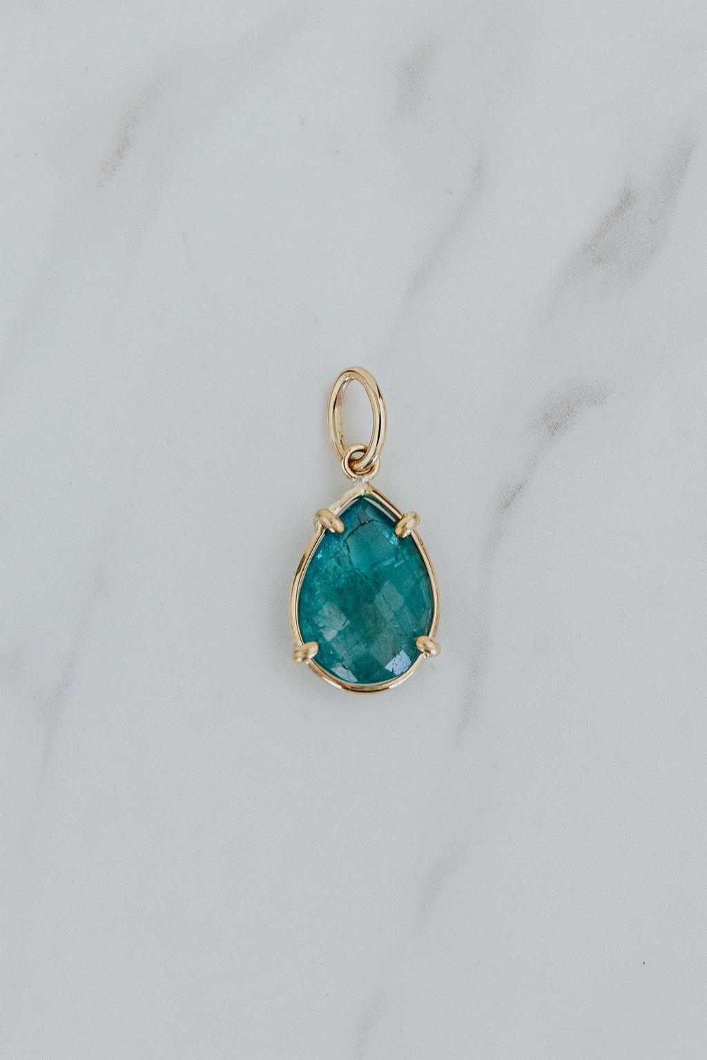 Necklace Charm - Apatite Teardrop | GF