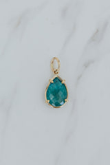 Necklace Charm - Apatite Teardrop | GF thumbnail