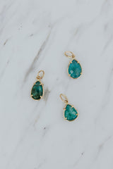 Necklace Charm - Apatite Teardrop