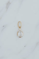 Wings Hawaii Zircon necklace charms in 14k gold-filled or sterling silver. Fine jewelry handcrafted in Maui.  thumbnail