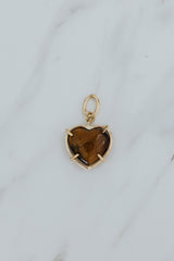 Necklace Charms - Crystal Heart thumbnail