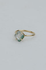 Watermelon Tourmaline Diamond Shaped Ring thumbnail