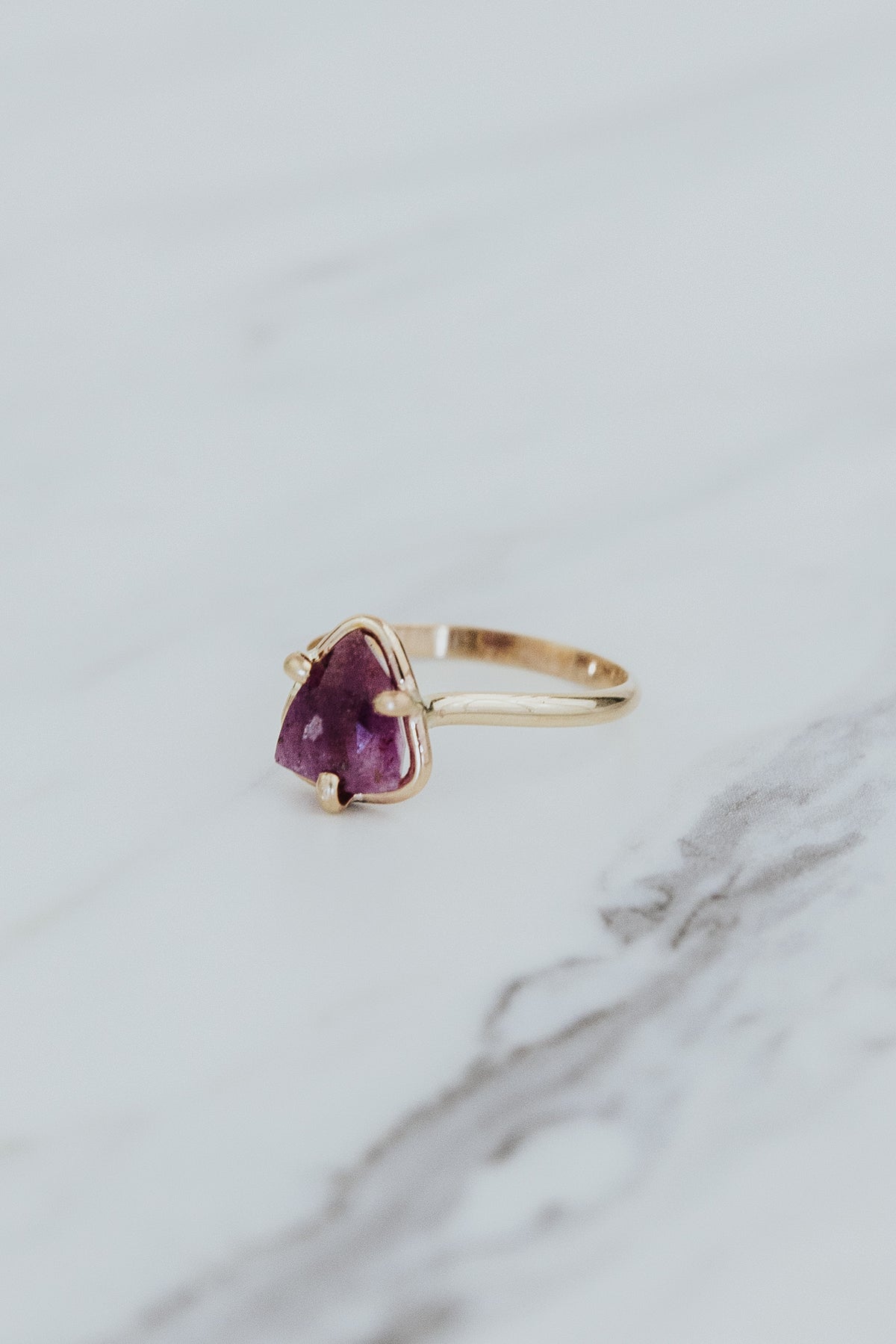 Prong Set Rings - Ruby