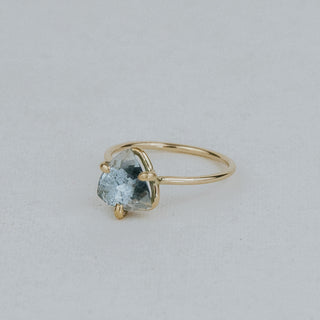 Prong Set Gemstone Ring - Aquamarine